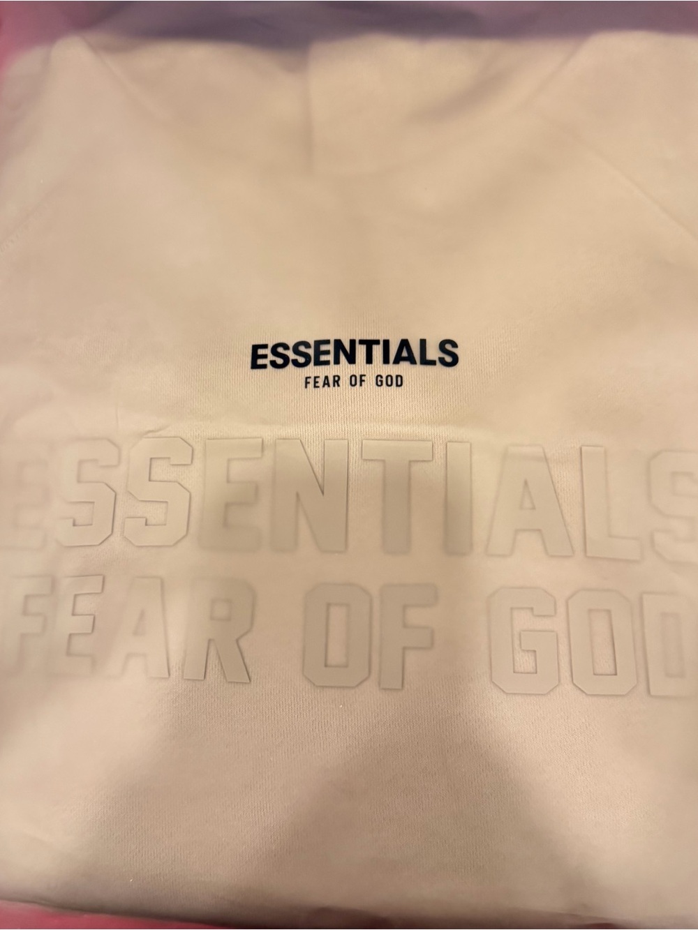 Fear of God Essentials Pullover Hoodie in Sand - Picture 2 of 6